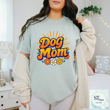 Retro Dog Mom Graphic Apparel