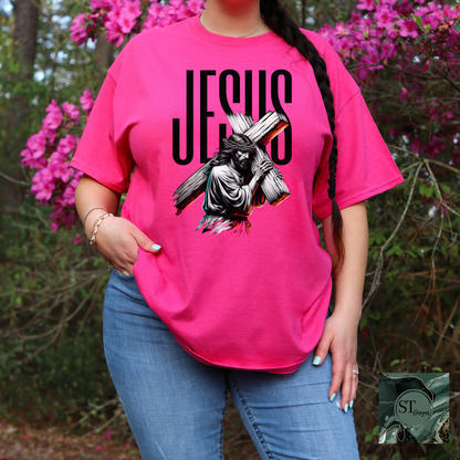 Jesus carrying cross