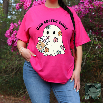 Ice Coffee Ghost Girly