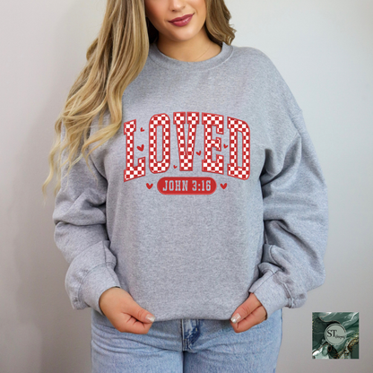 Loved John 3:16 T-shirt, Long sleeve and crewneck options unisex fit