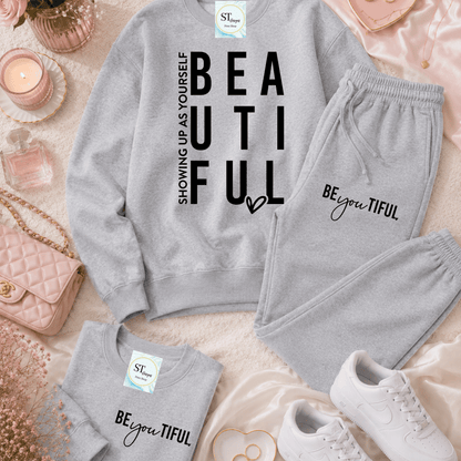 Be-YOU-tiful Sweatshirt or Joggers