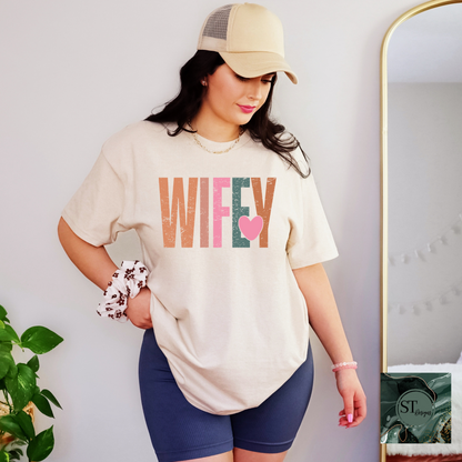 Wifey Colored Heart