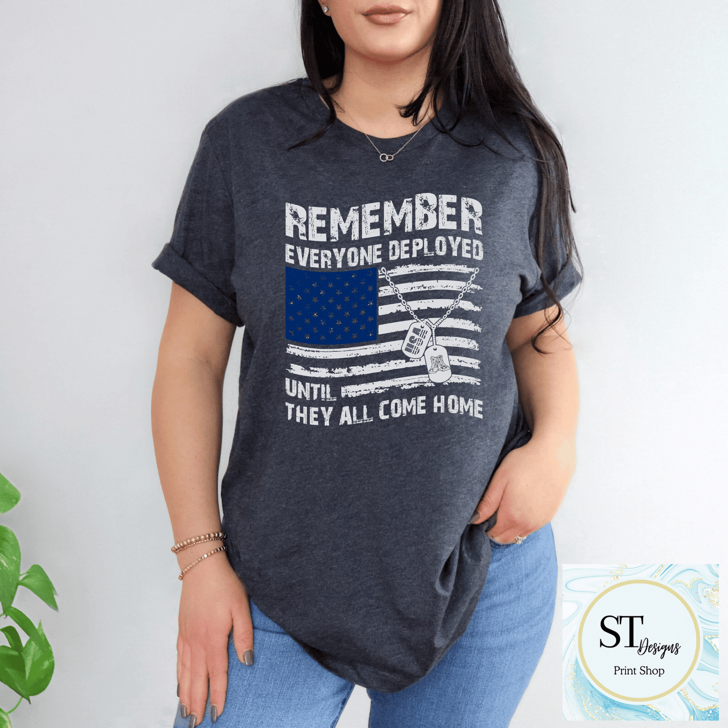 Remember Everyone Deployed Flag Style
