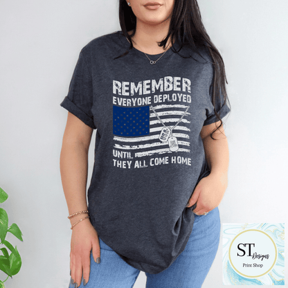 Remember Everyone Deployed Flag Style