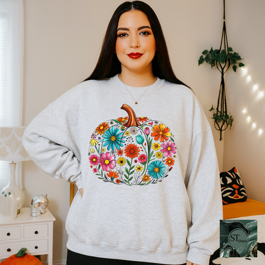 Floral Pumpkin