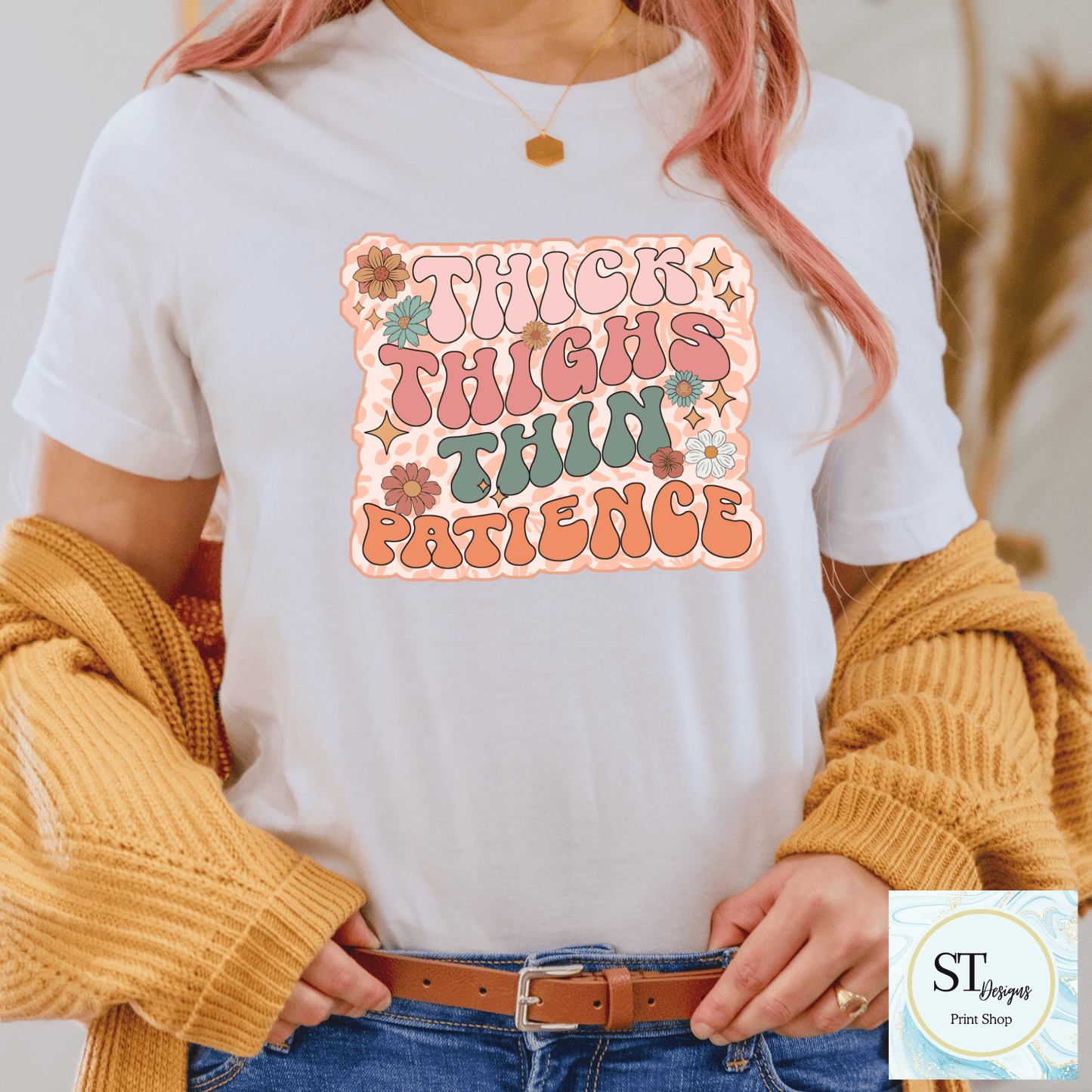 Through Highs & Lows I Have Patience Design