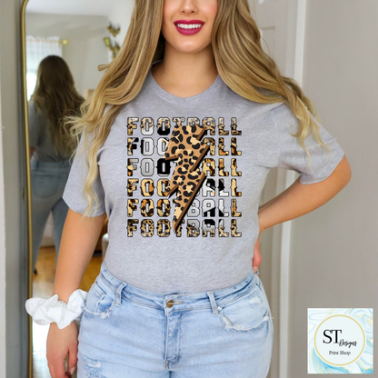 Leopard Lightning Football