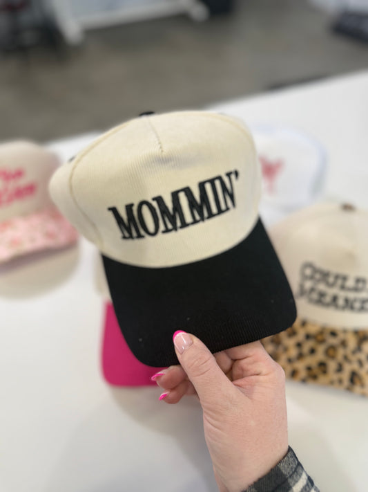 Mommin' Canvas Corduroy Hat