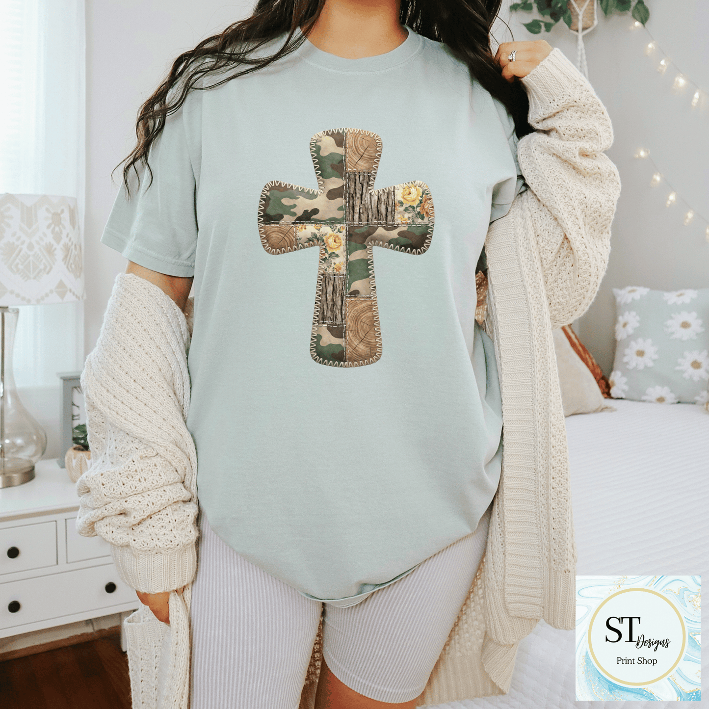 Western Stitched Cross