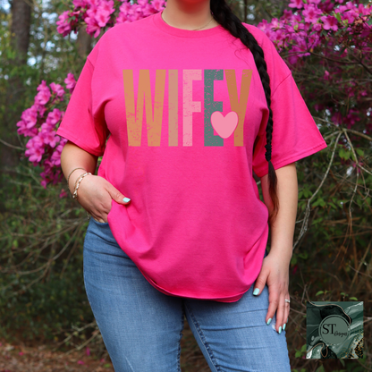 Wifey Colored Heart