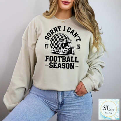 Sorry I Can't-It's Football Season
