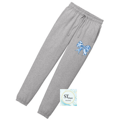 Blue Floral Jesus is the reason Sweatshirt and Joggers