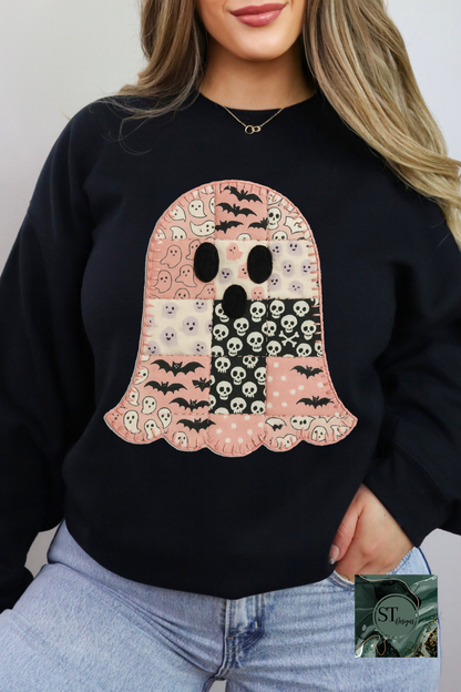 Pink Quilt work Ghost