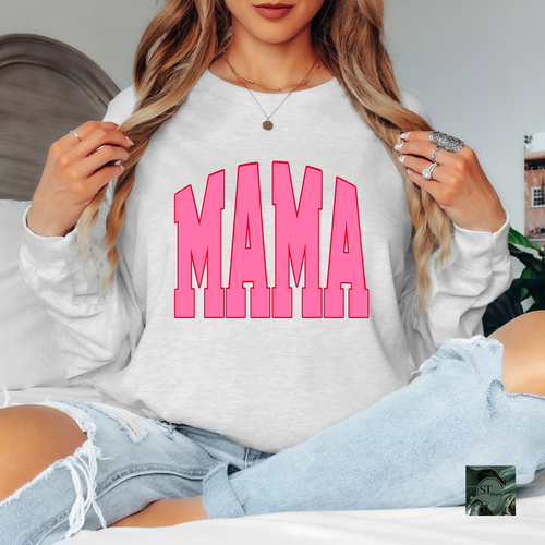 MAMA Varsity Long Sleeve