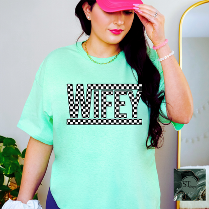 Wifey Checkered