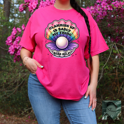 Clamming up is Sadly my Thing