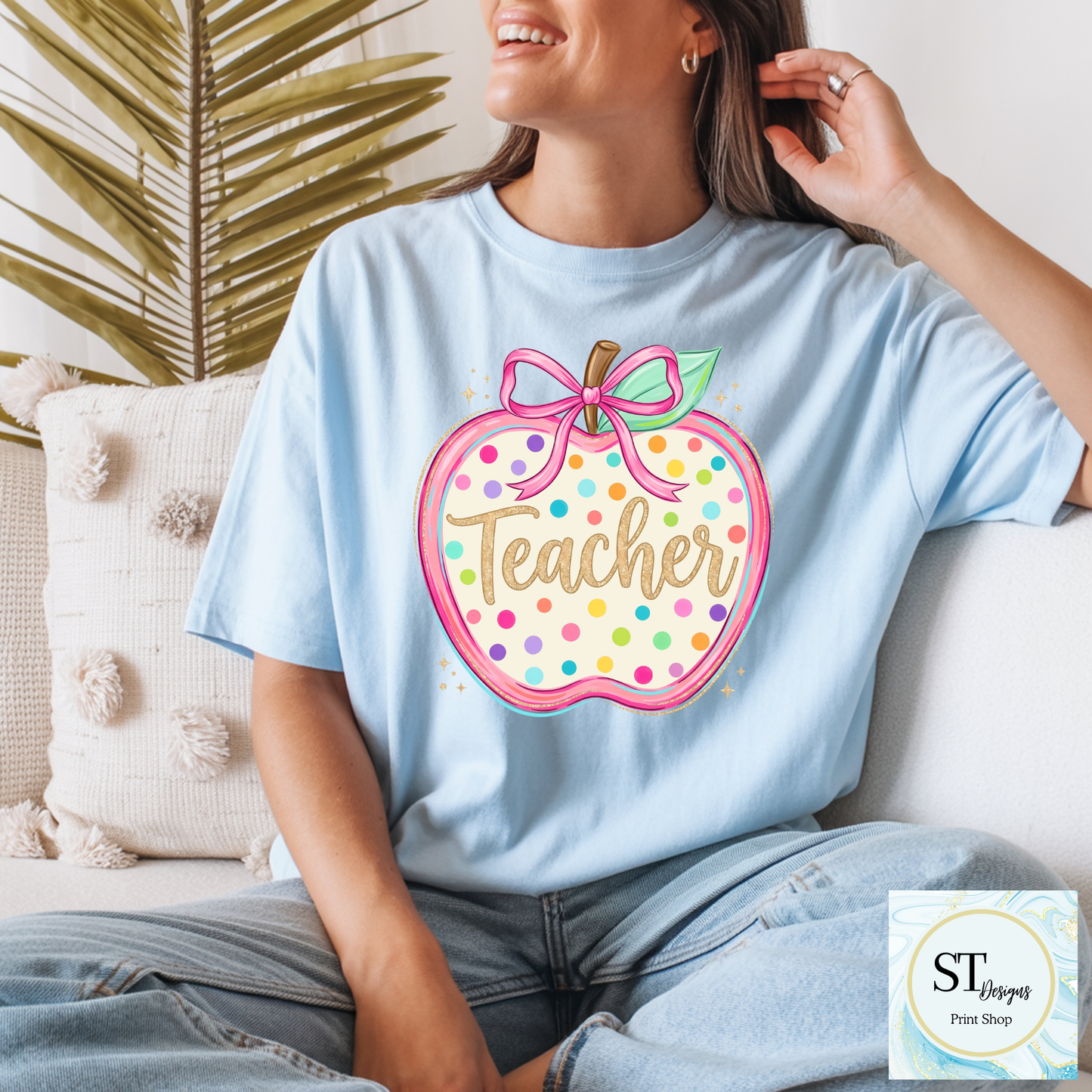 Preppy Teacher Apple