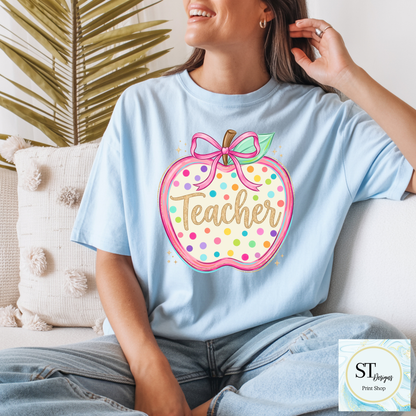 Preppy Teacher Apple
