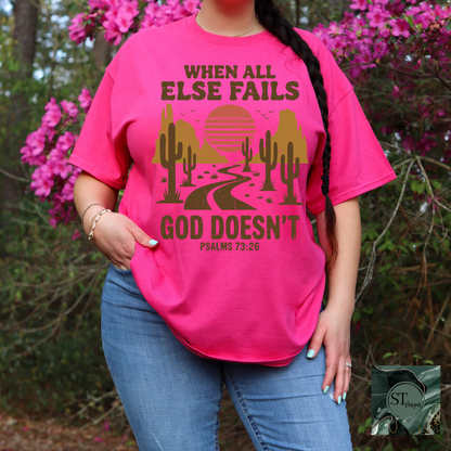 When all Else Fails God Doesn't