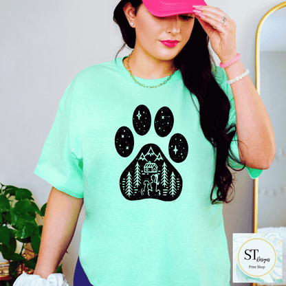 Mountain Dog Paw Print
