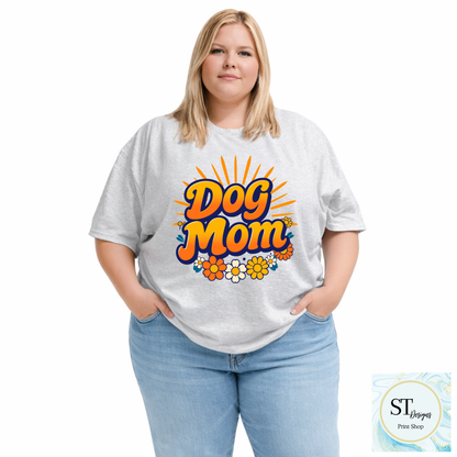 Retro Dog Mom Graphic Apparel