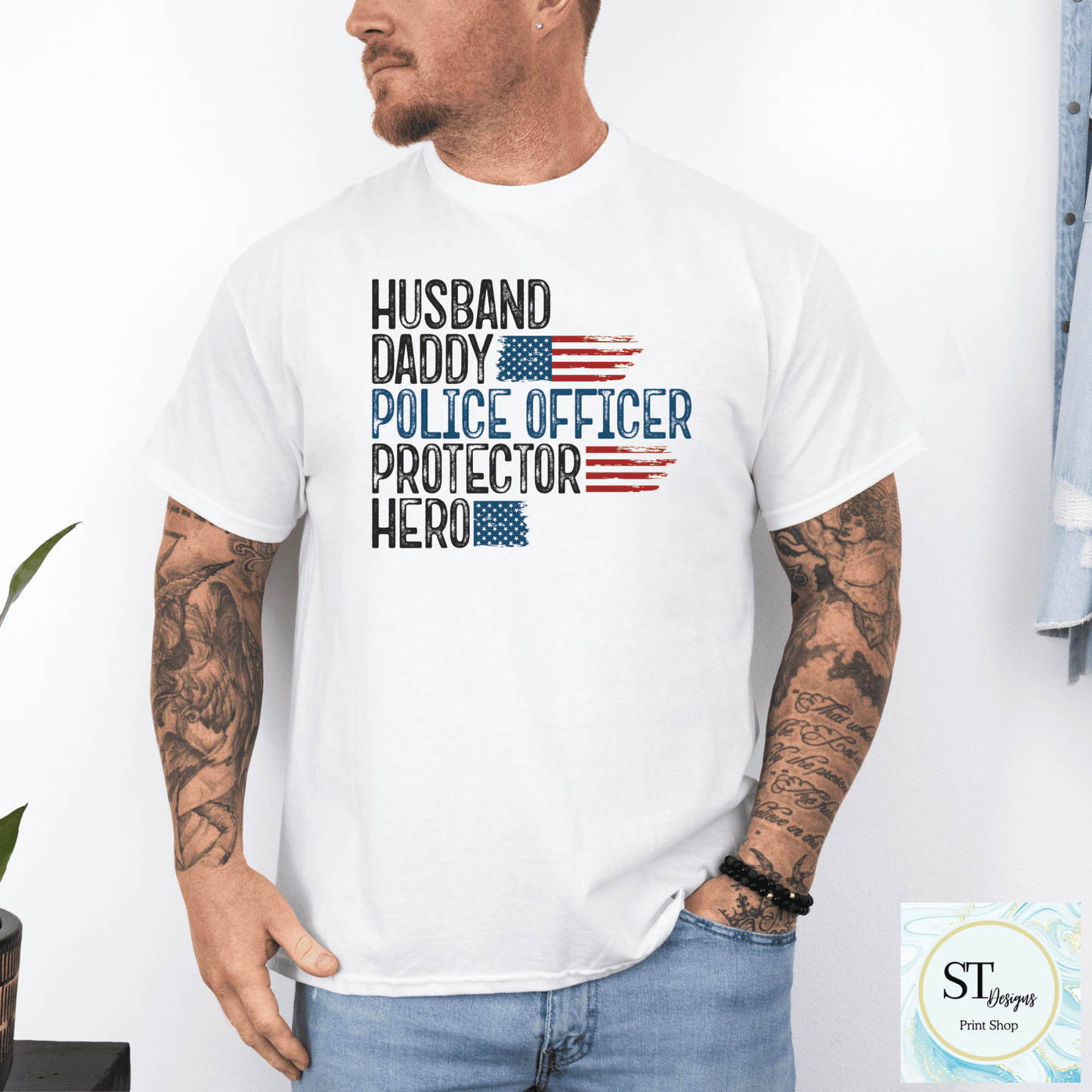 Husband Daddy Police Officer Protector Hero