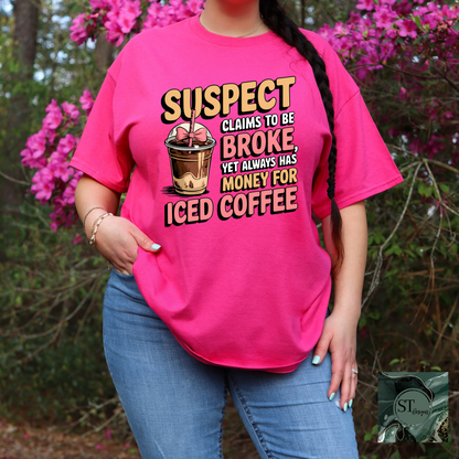 Suspect Claims To be Broke, Yet Always has Money For Iced Coffee