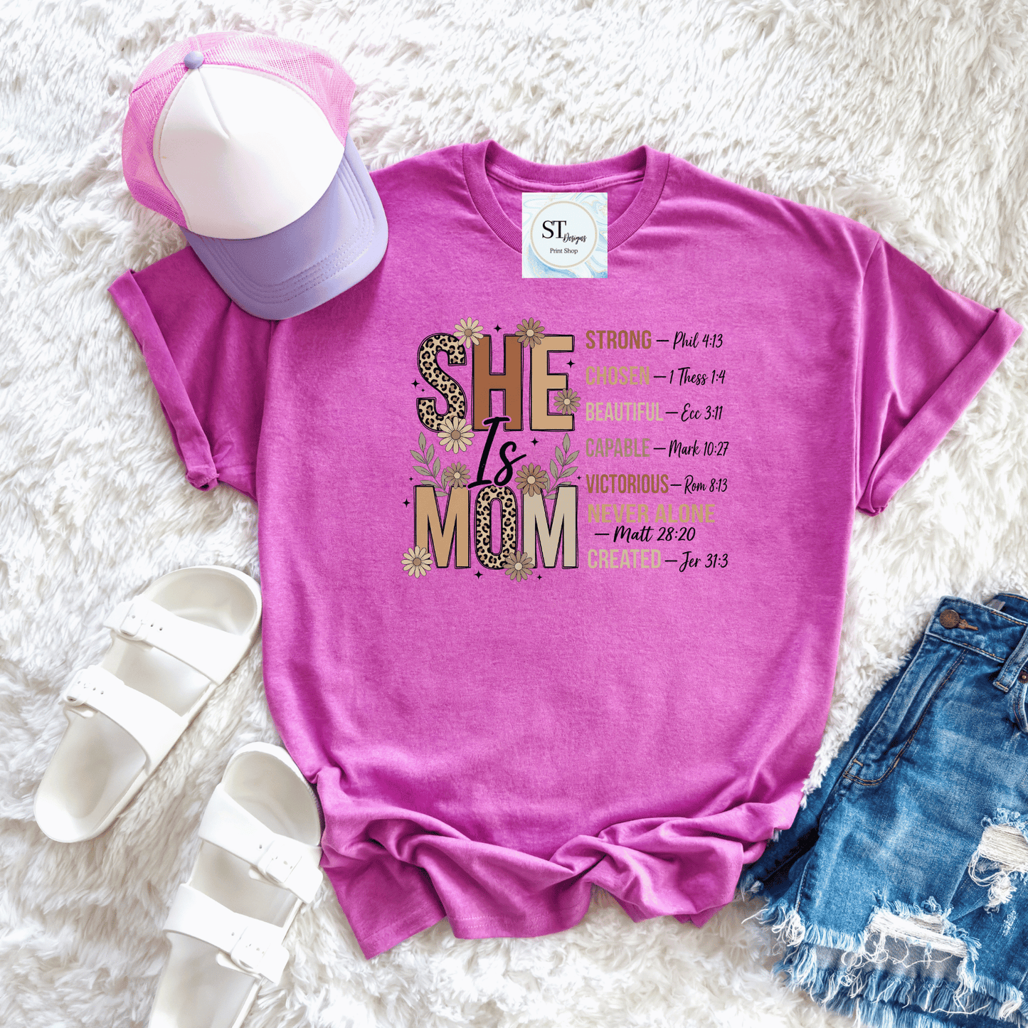 She Is Mom Faith Design