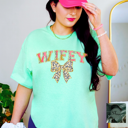 Wifey Cheetah Bow