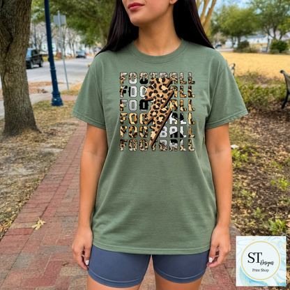 Leopard Lightning Football