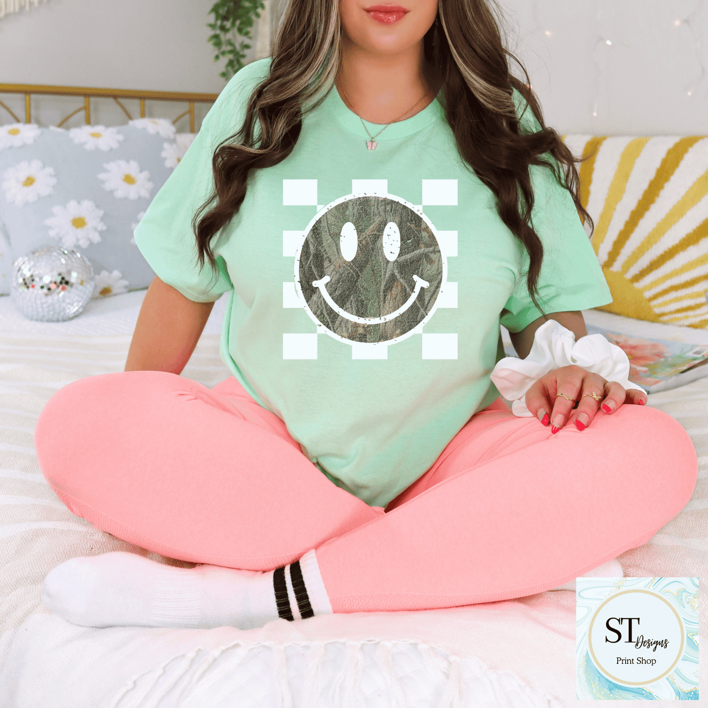 Pixel Camo Smile