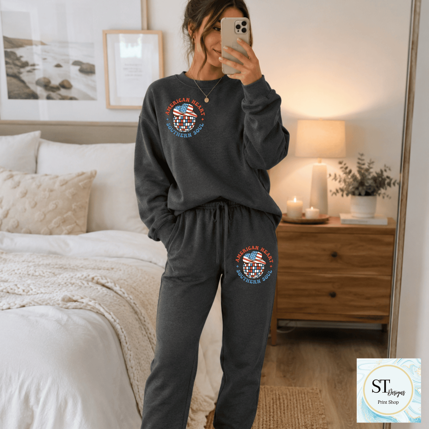 American Heart Southern Soul Sweatshirt or Joggers