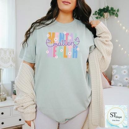 Mental Health Matters Daisy Graphic Tee
