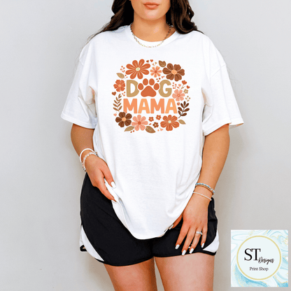 Retro Floral Dog Mama