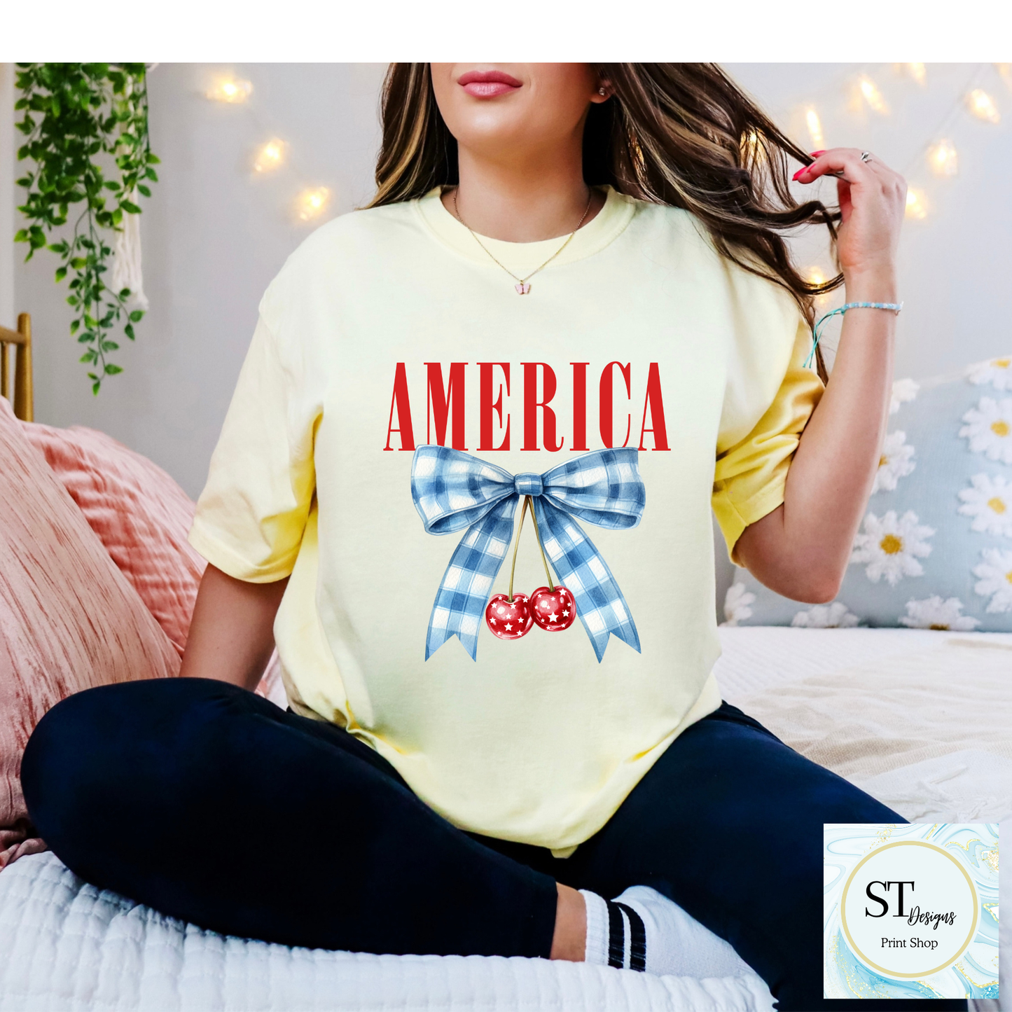 America Cherry Bow