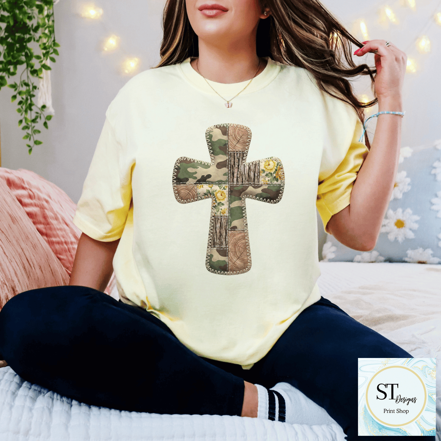 Western Stitched Cross
