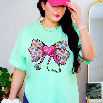 Heart Bow Stethoscope