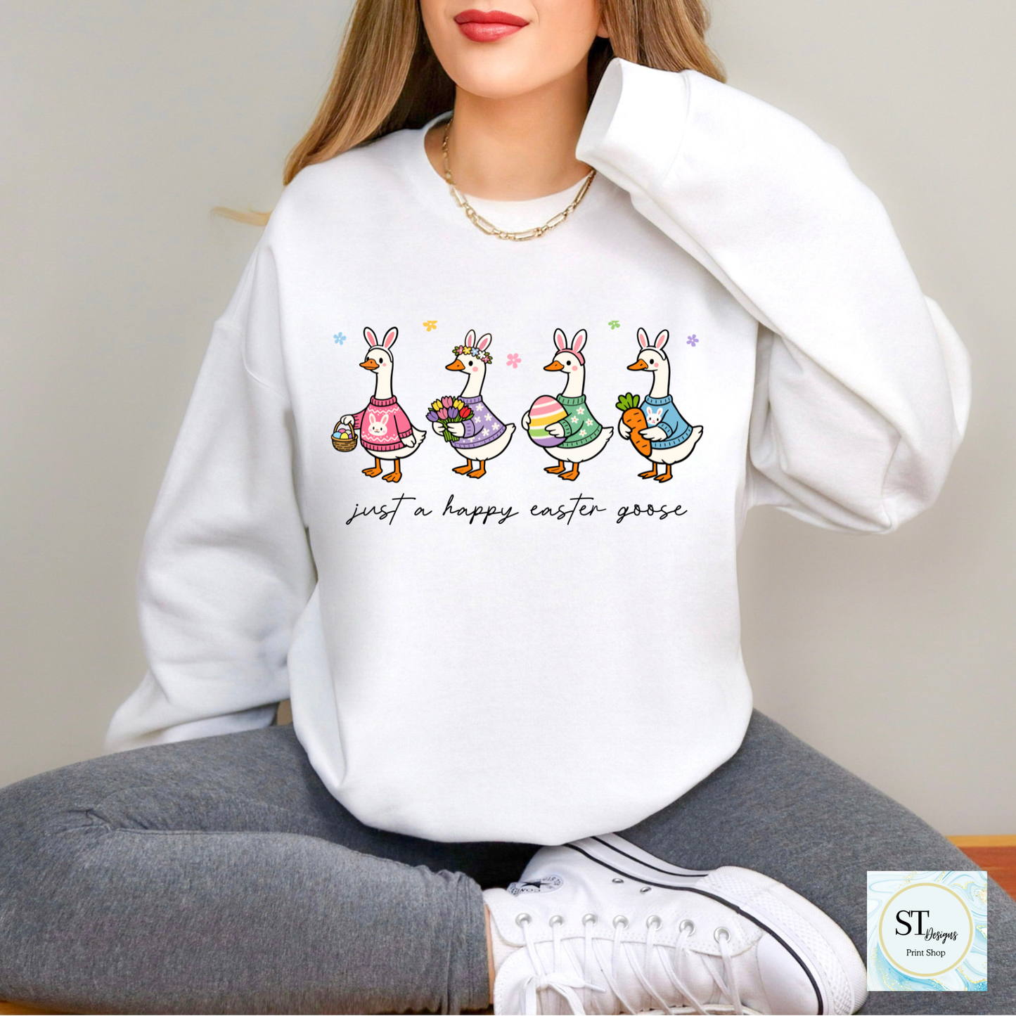 Just a Happy Easter Goose