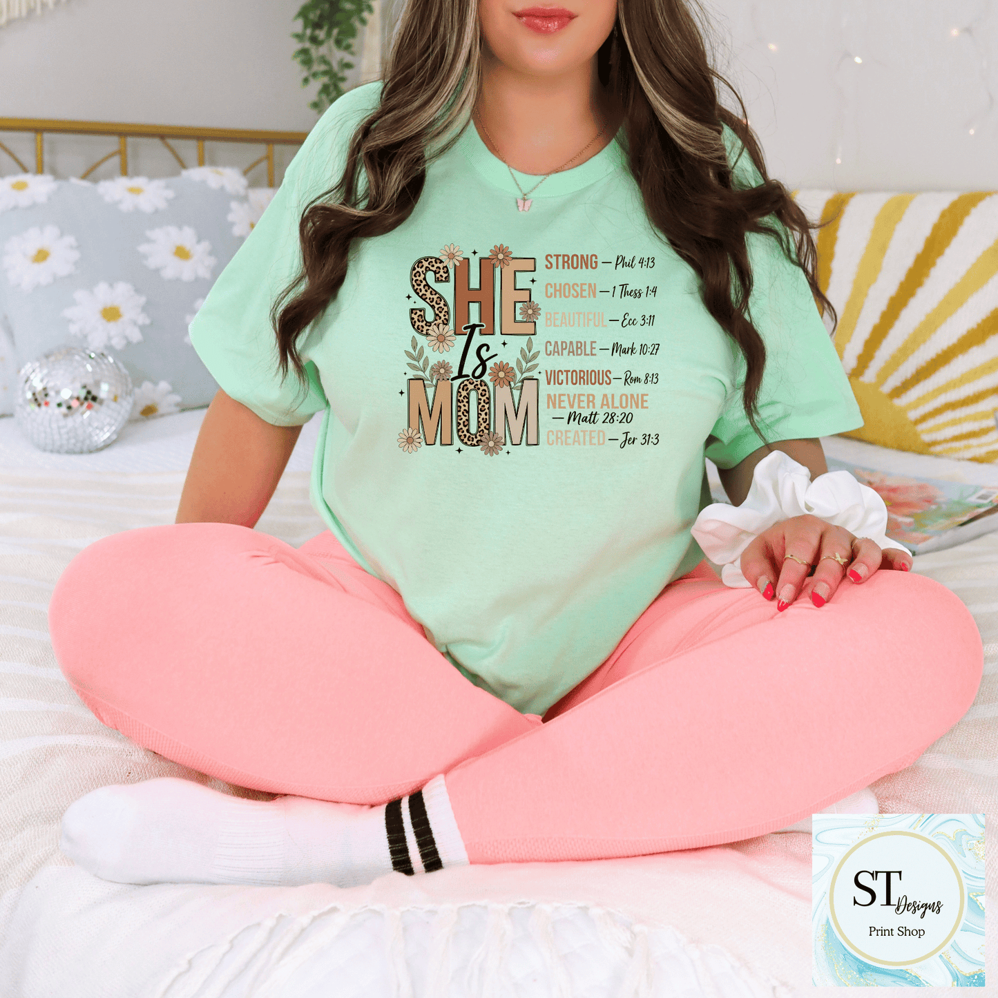 She Is Mom Faith Design