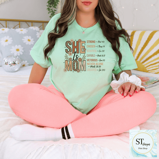 She Is Mom Faith Design