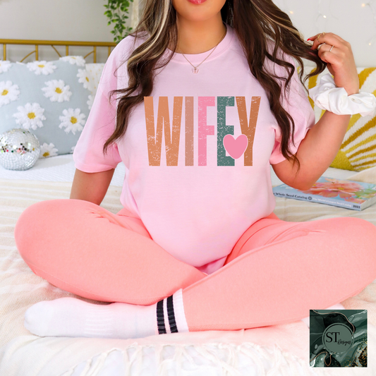 Wifey Colored Heart