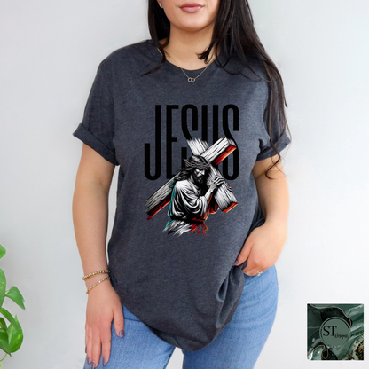 Jesus carrying cross