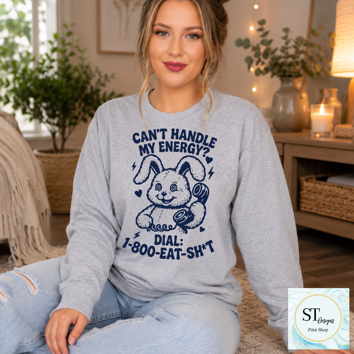 Dial 1-800-Eat-Sh*t Sarcastic Bunny