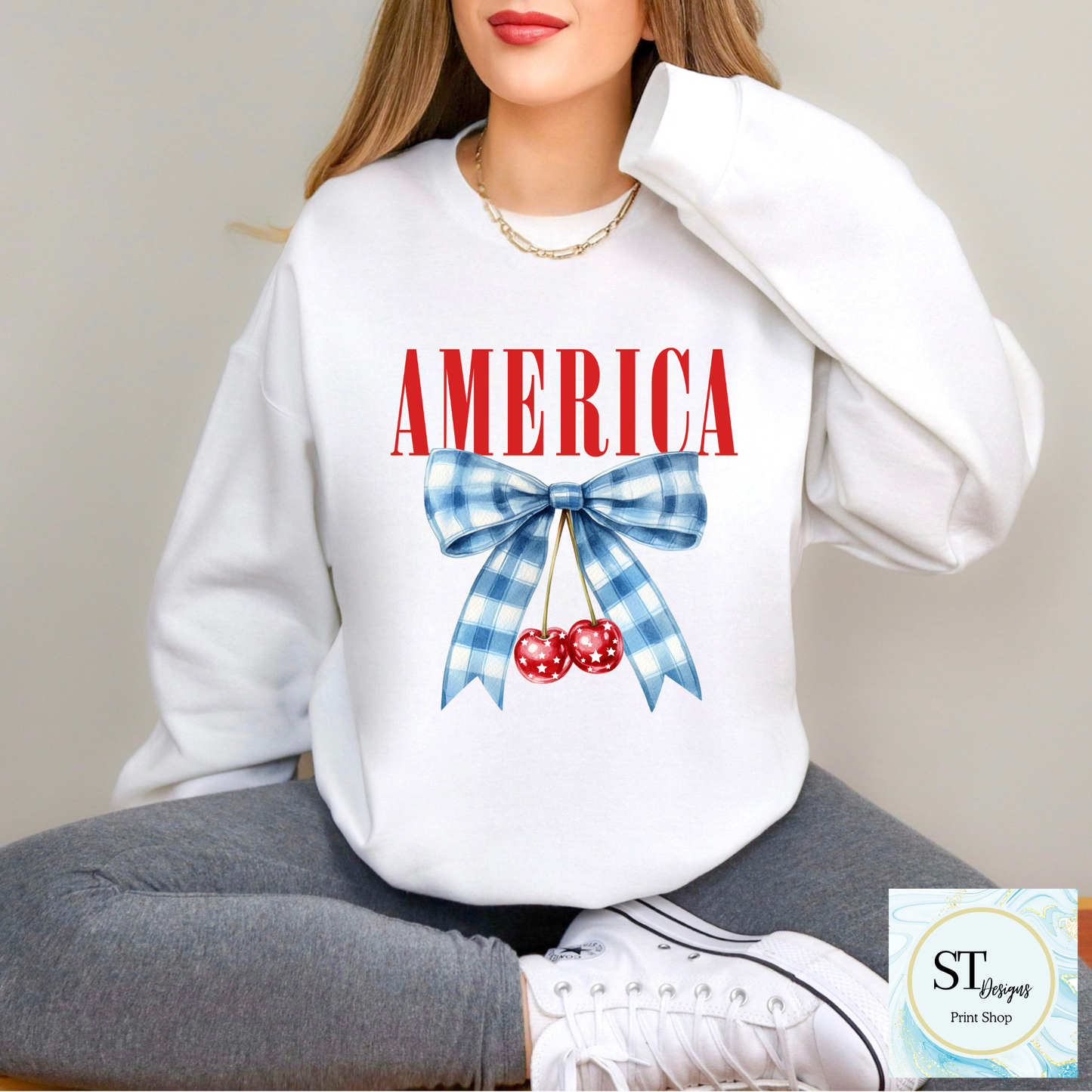 America Cherry Bow