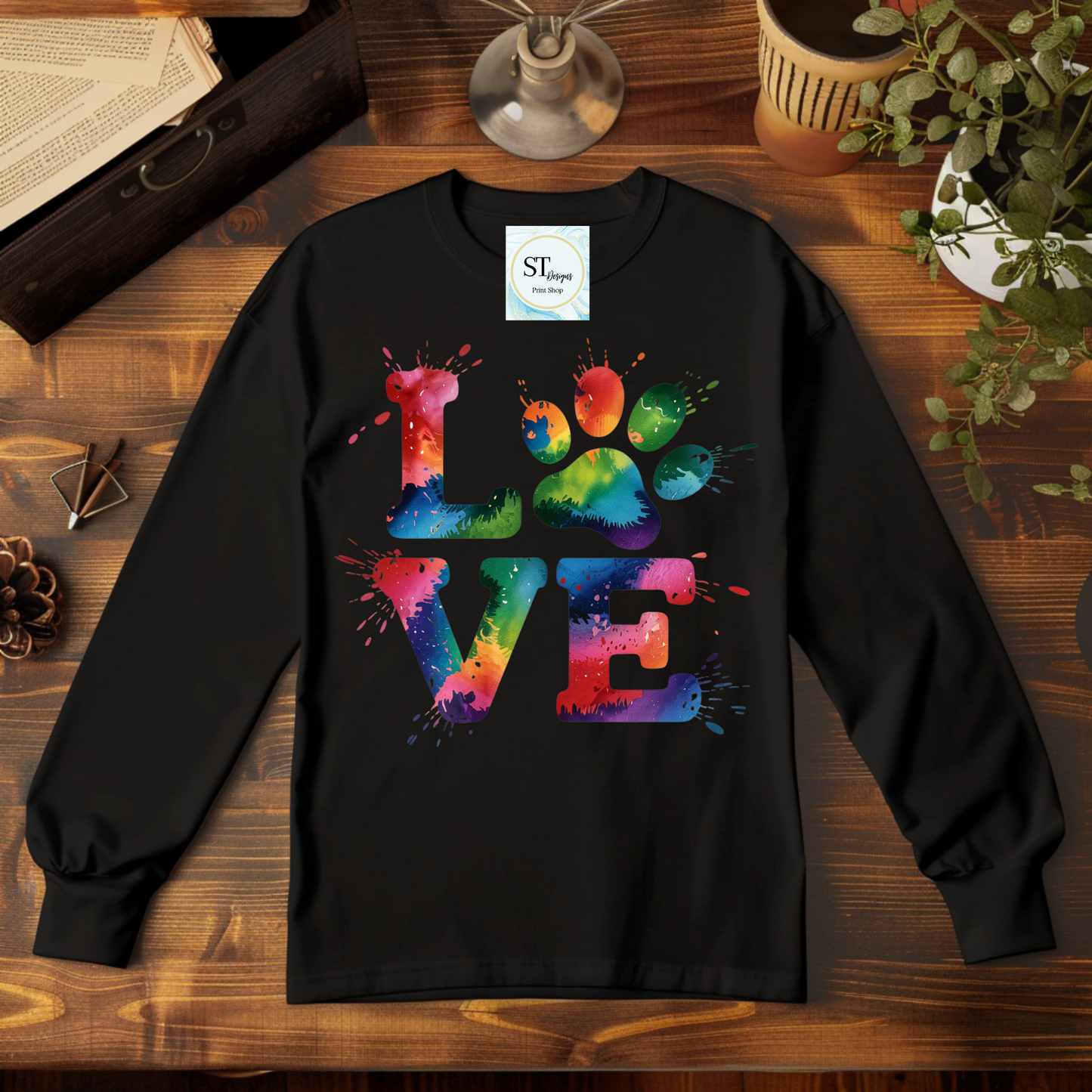Love TieDye Paw