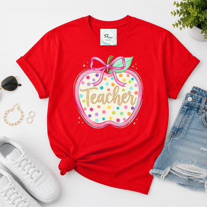 Preppy Teacher Apple
