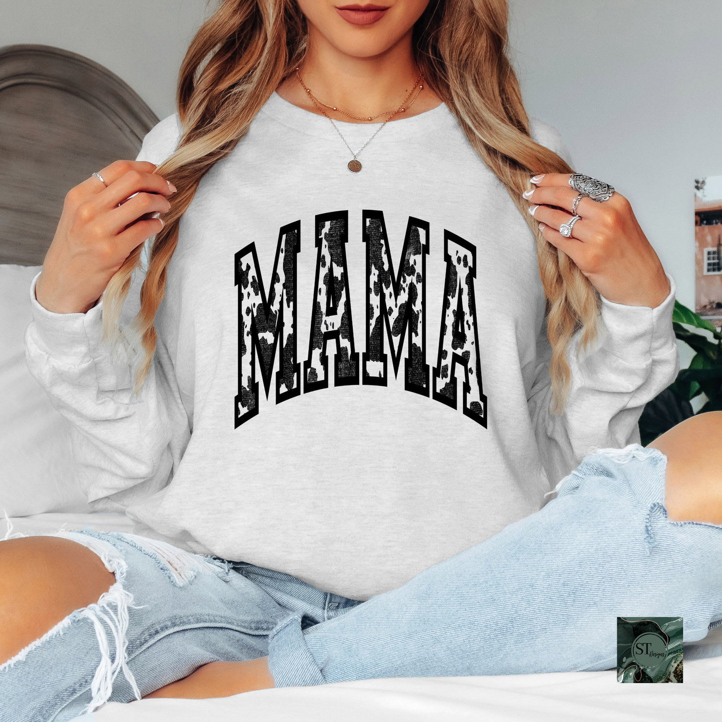 MAMA Varsity Long Sleeve