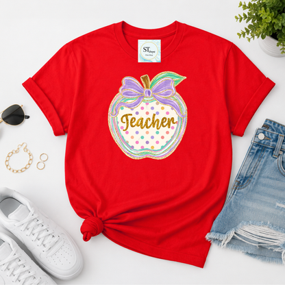 Preppy Teacher Apple