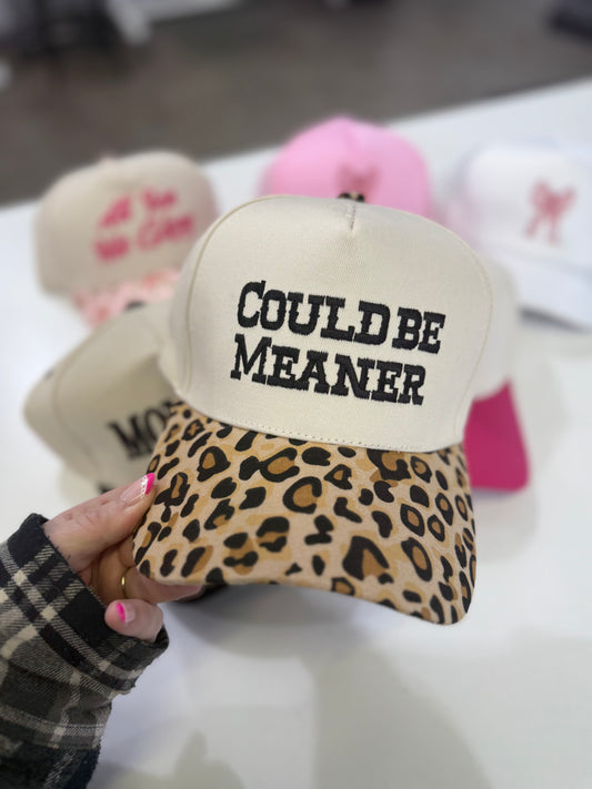 Could be meaner Canvas Hat