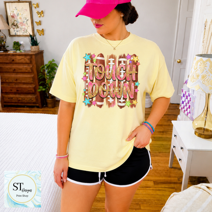 Sparkle Preppy Touchdown Football